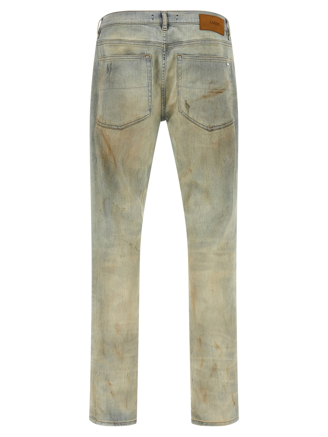 Beige Cotton Jeans Denim