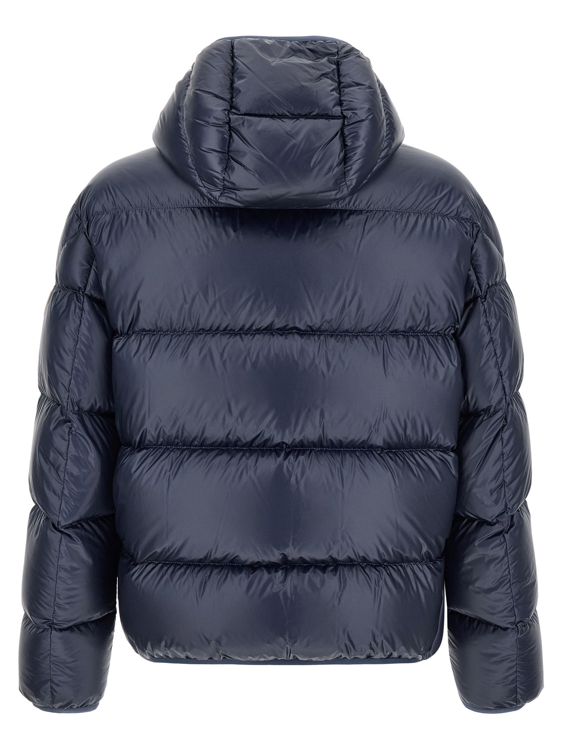 Blue Polyamide Full-Length Jacket