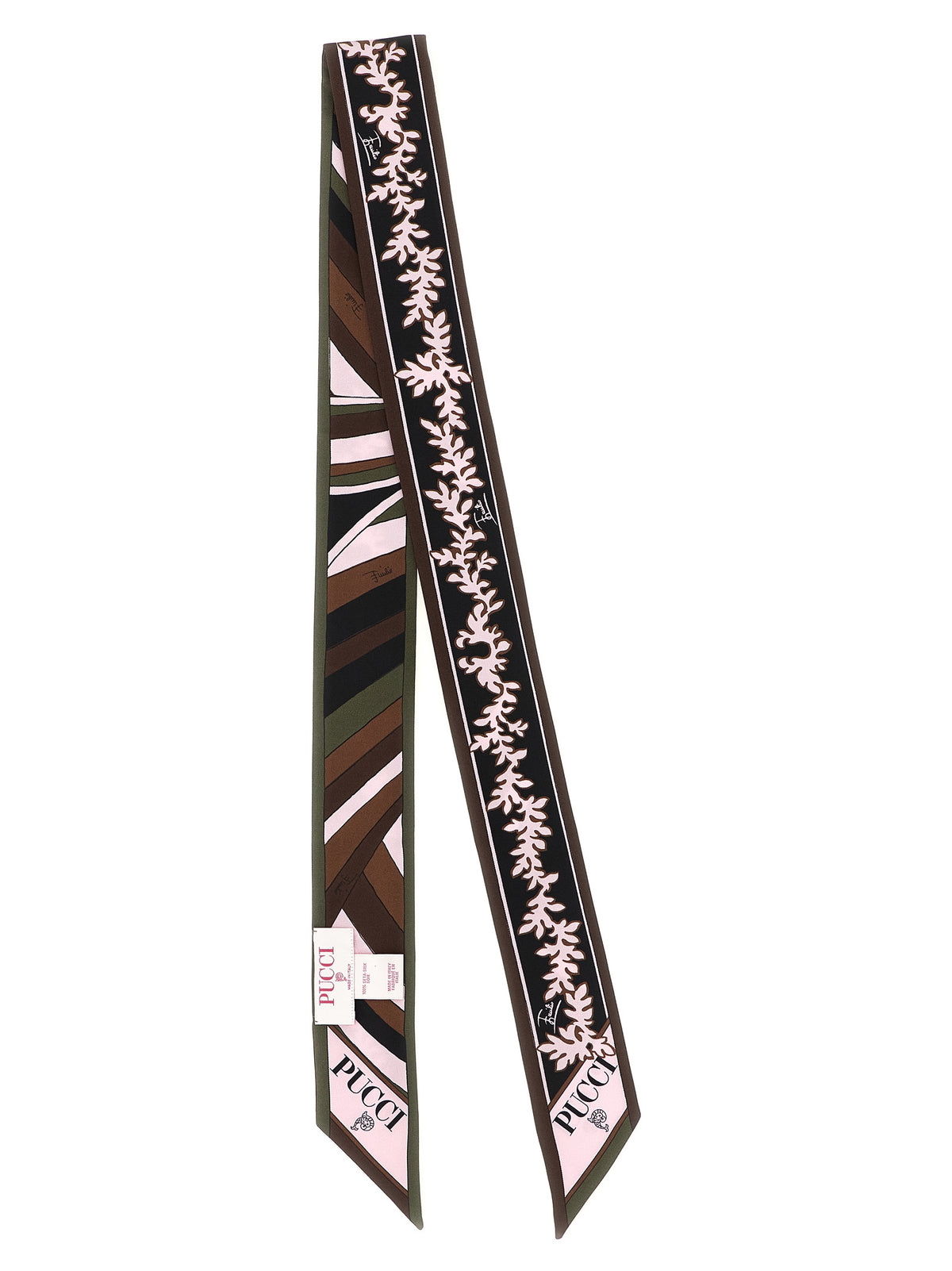Multicolor Silk Foulard