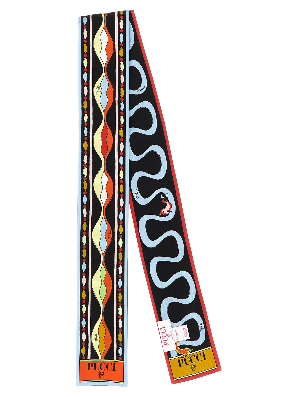 Multicolor Silk Foulard