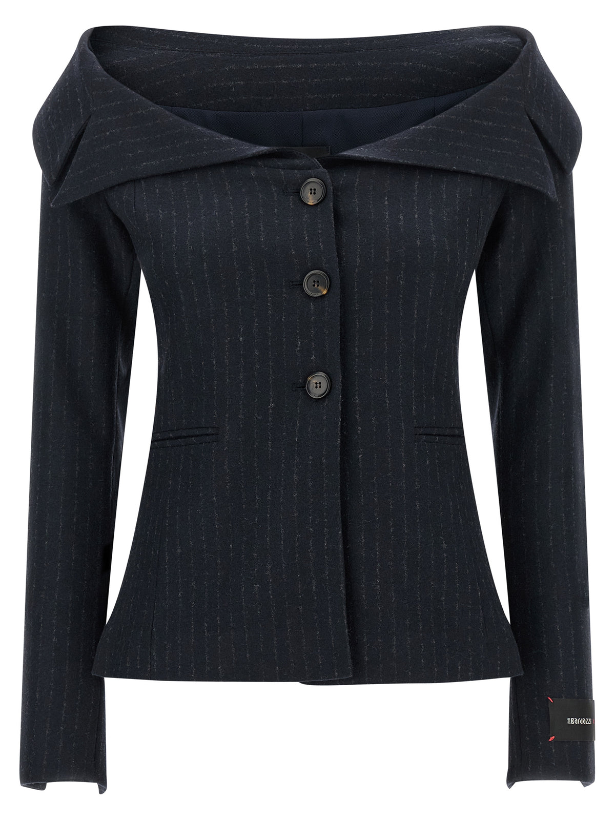 Blue Polyester Blazer
