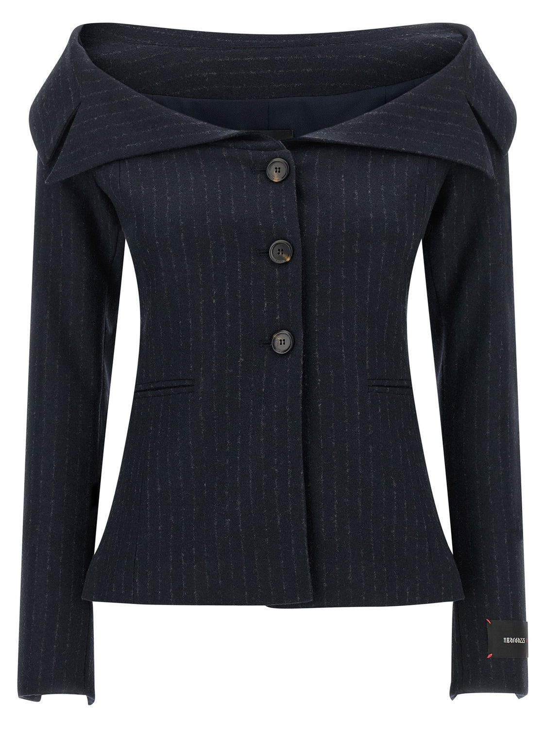 Blue Polyester Blazer