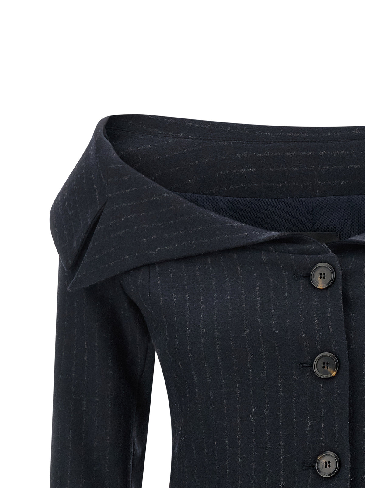 Blue Polyester Blazer
