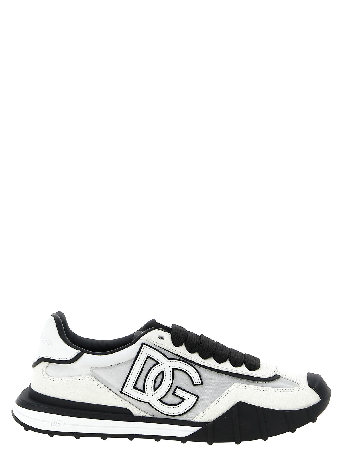 Bicolor Polyamide Athletic Sneakers