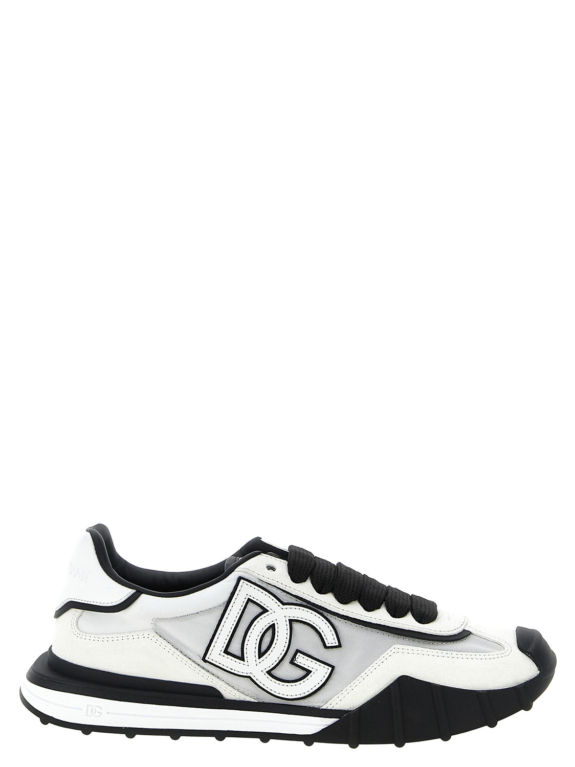 Bicolor Polyamide Athletic Sneakers