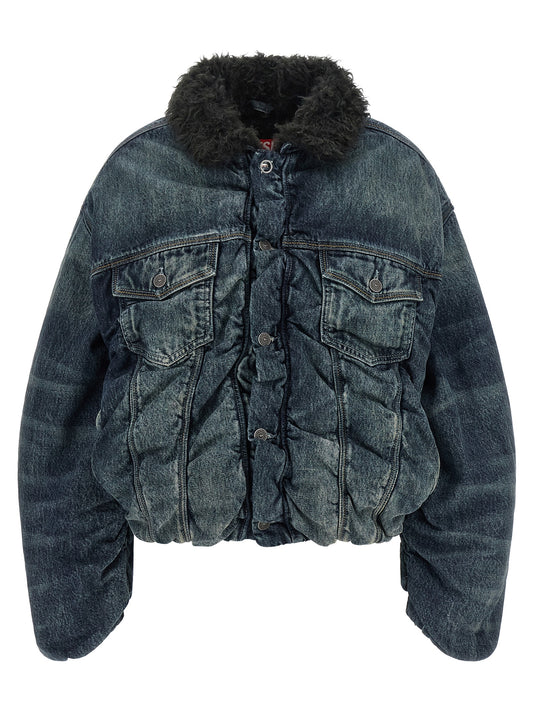 Blue Cotton Denim Jacket