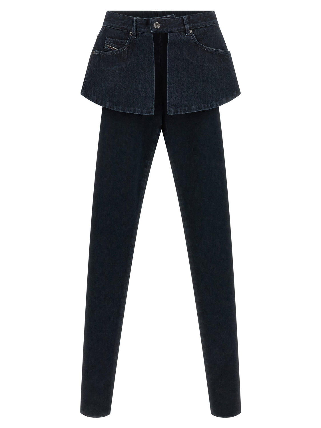 Blue Cotton Skinny Jeans