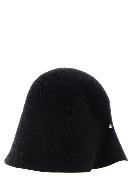 Black Merino Wool Hat