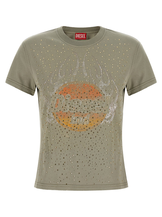 Bicolor Cotton T-Shirt