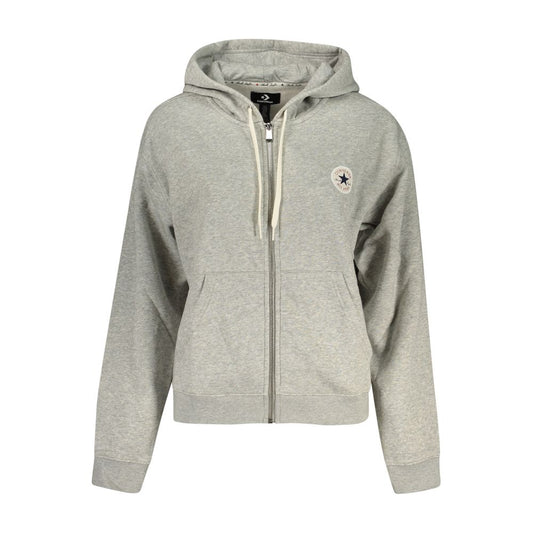 Gray Cotton Womens Sweatshirt