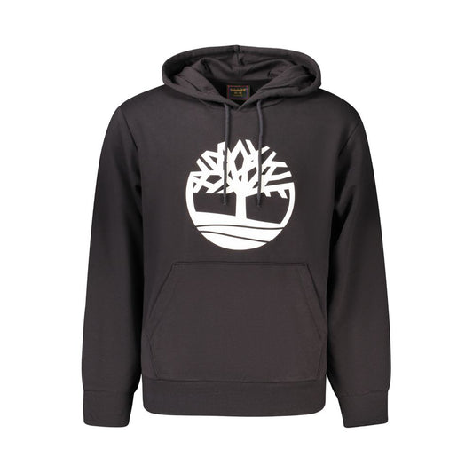 Black Cotton Men's Sweatshirt