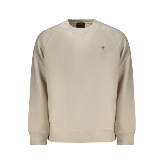 Beige Cotton Men's Sweatshirt