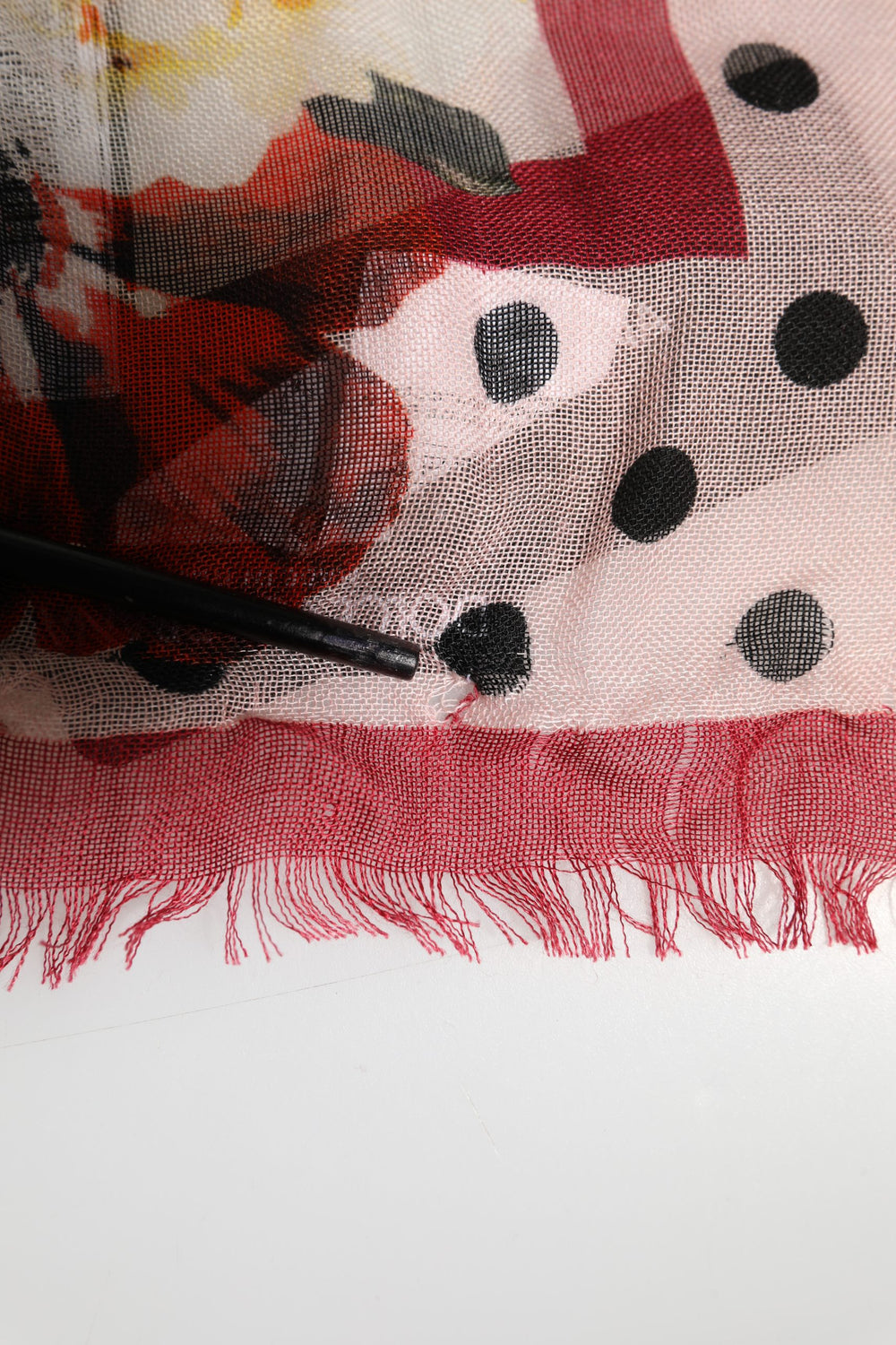 Multicolor Floral Cashmere Stole Scarf