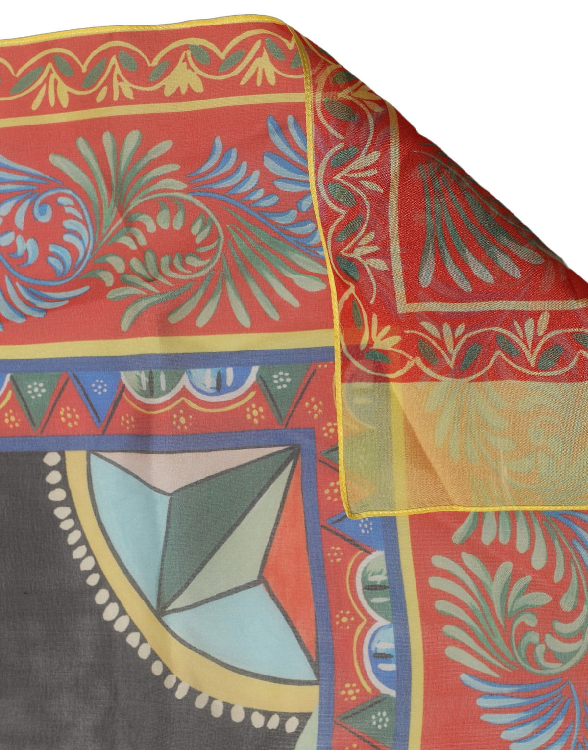 Multicolor Silk Printed Shawl Stole Scarf