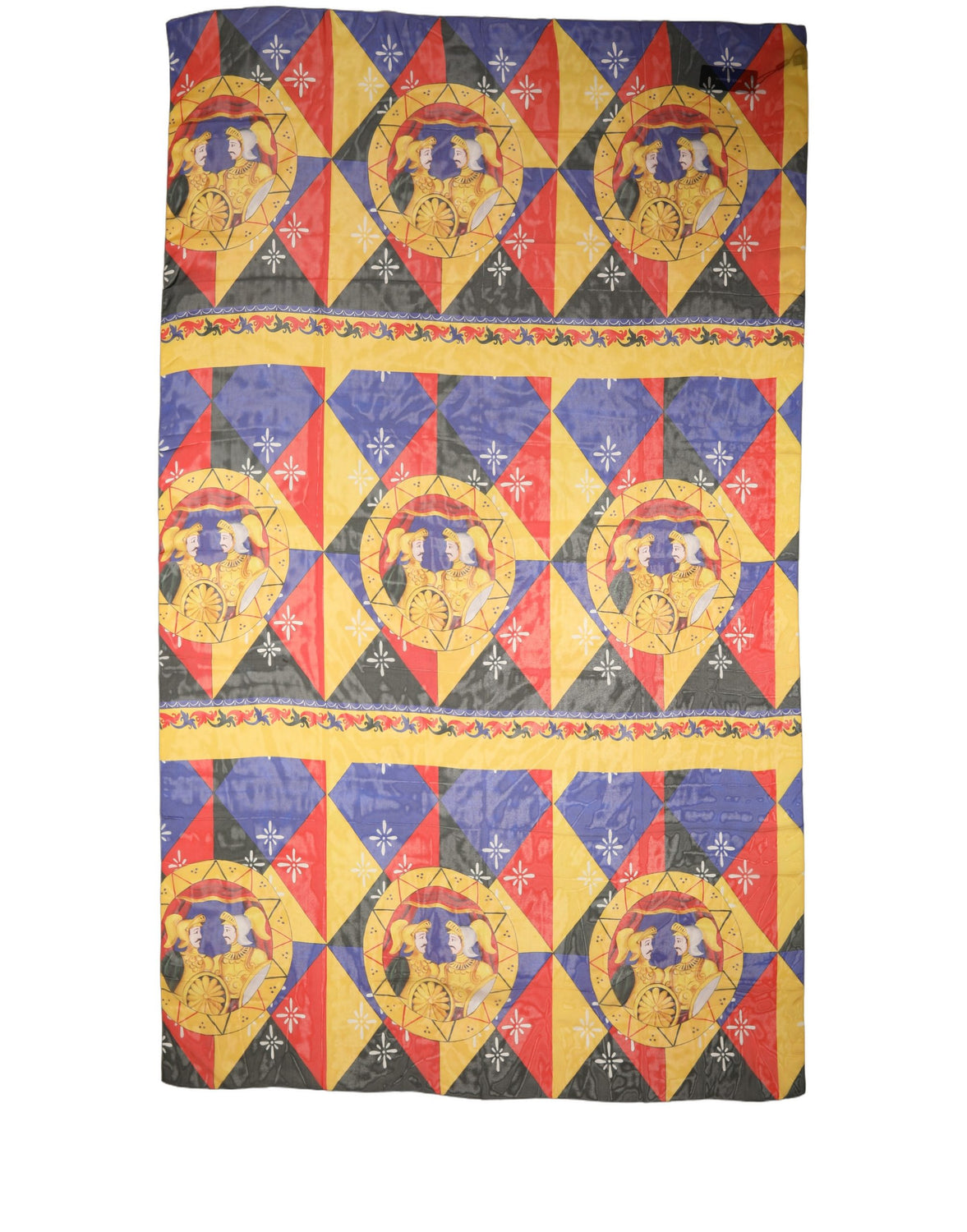 Multicolor Silk Printed Shawl Stole Scarf