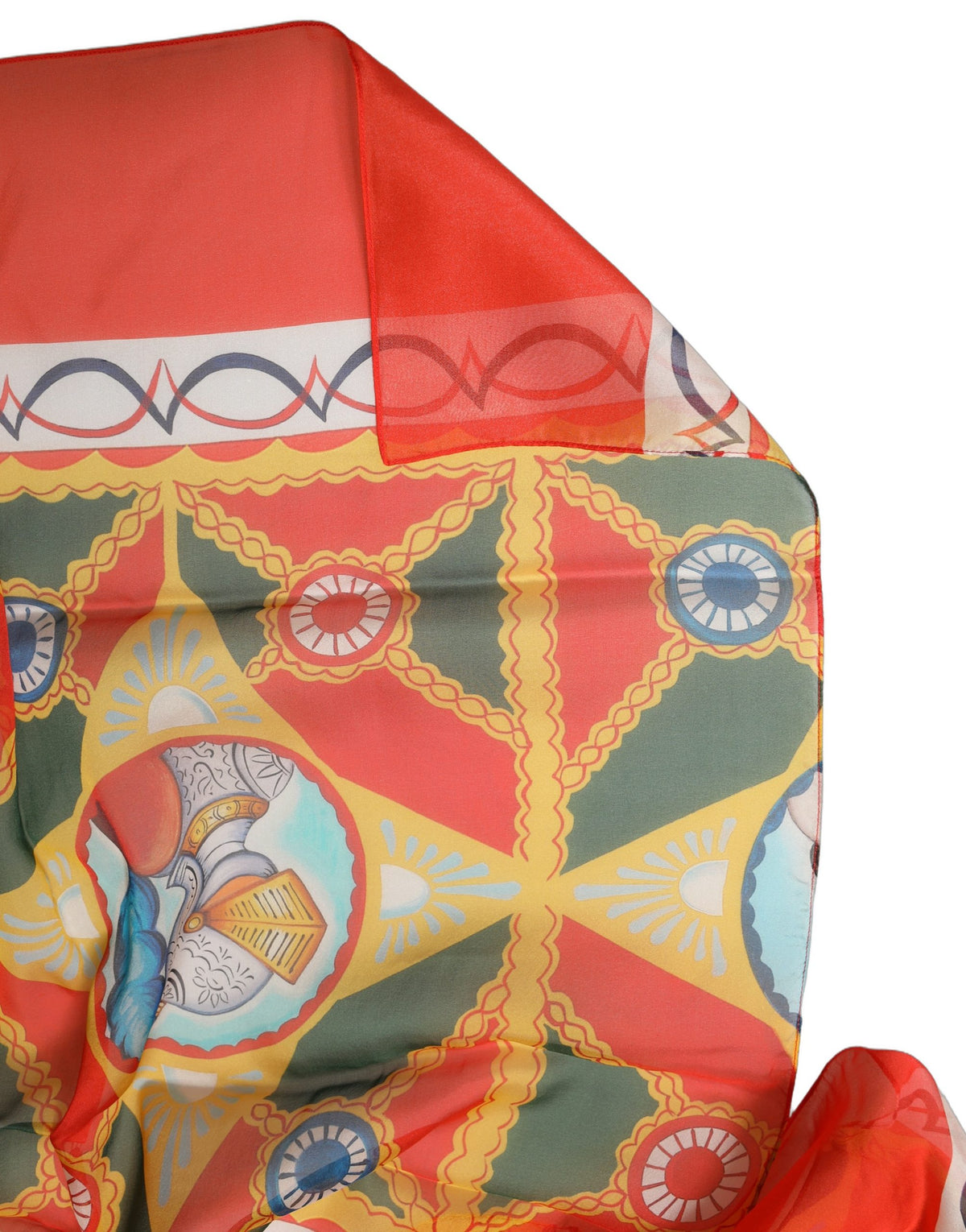 Multicolor Silk Printed Shawl Stole Scarf