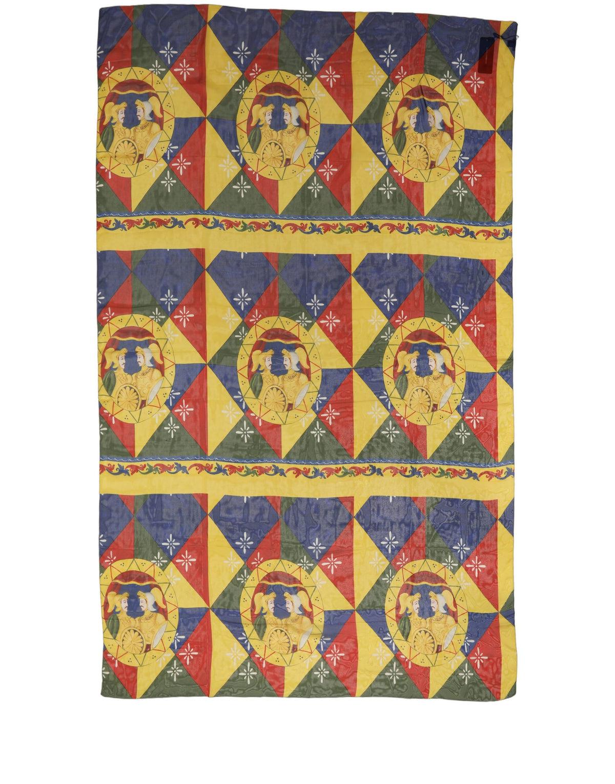 Multicolor Silk Printed Shawl Stole Scarf