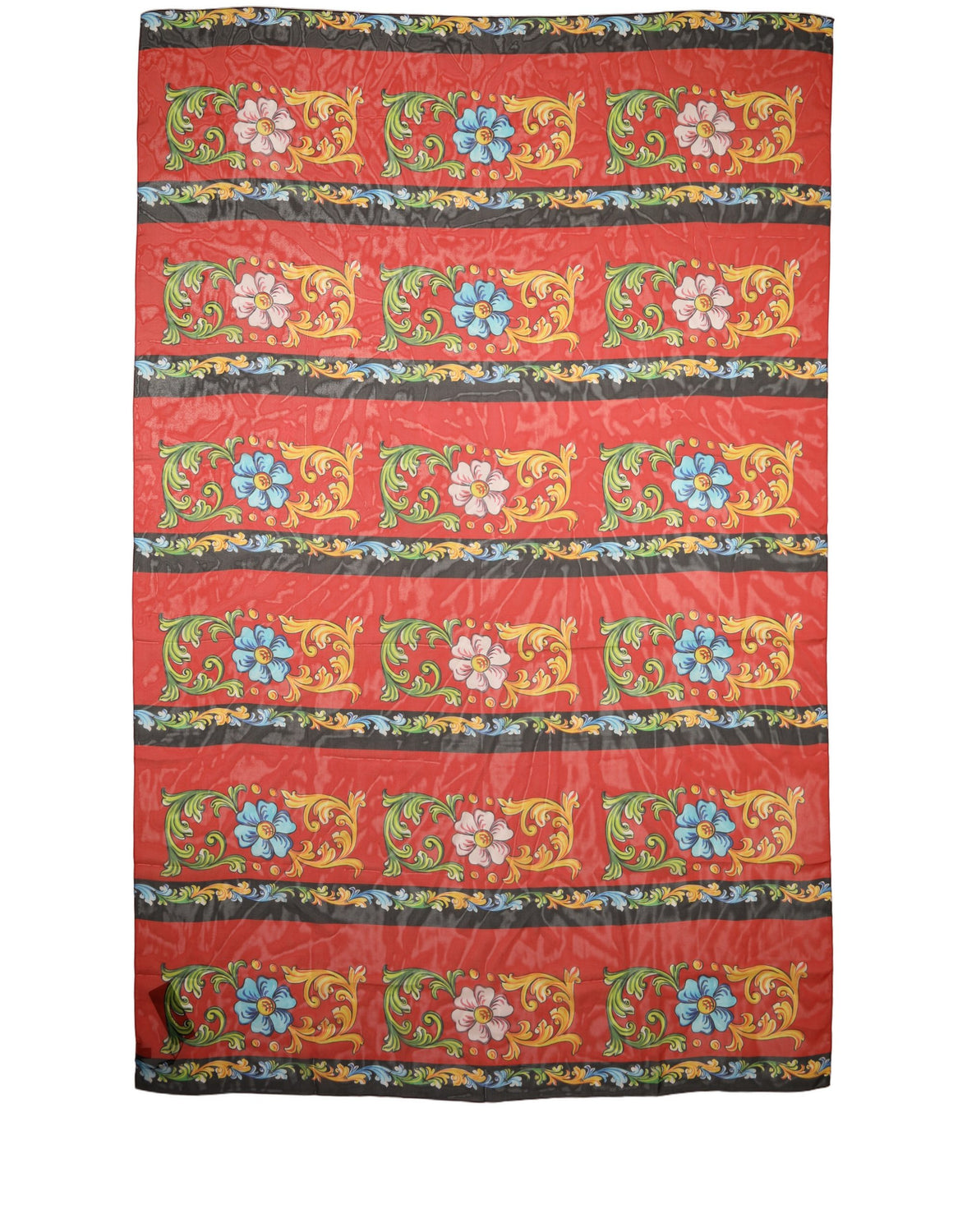 Multicolor Floral Silk Shawl Stole Scarf