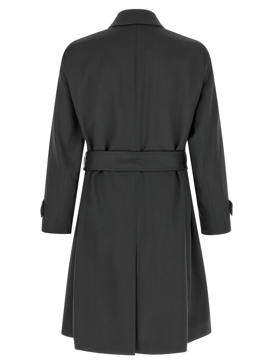 Gray Virgin Wool Coat