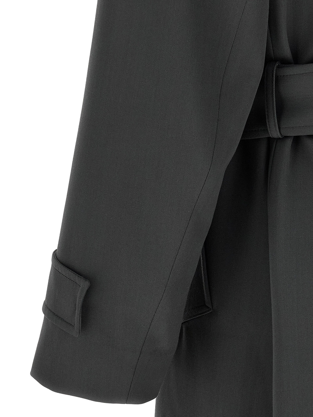 Gray Virgin Wool Coat