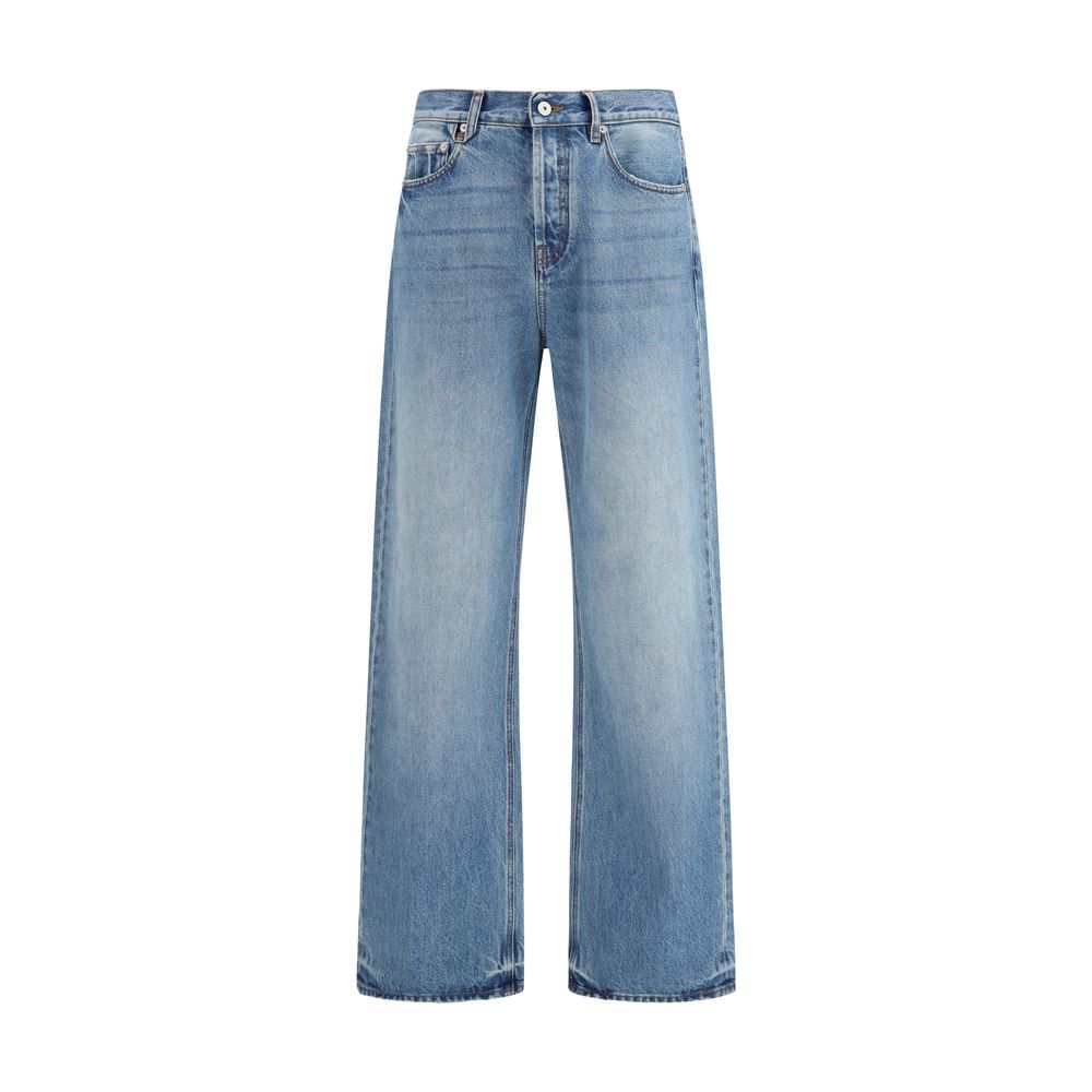 Blue Cotton Jeans Denim