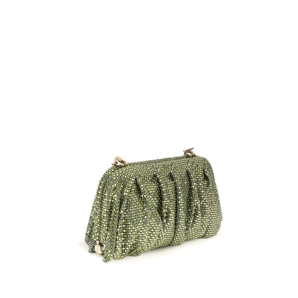 Bicolor Aluminum Clutch Bag