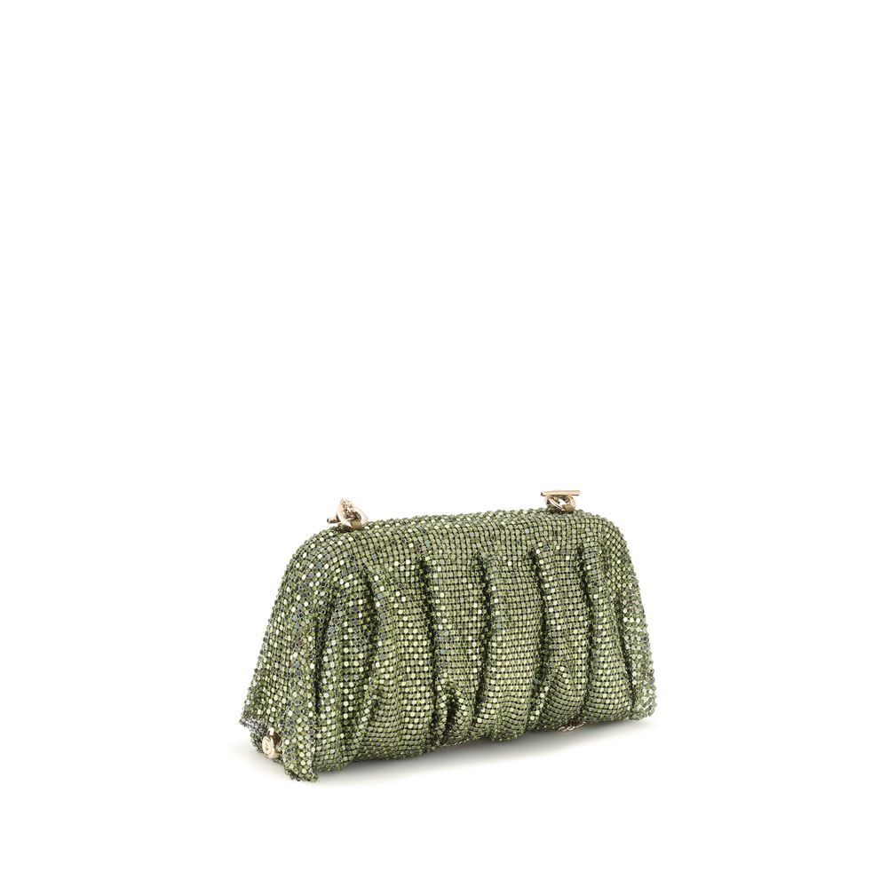 Bicolor Aluminum Clutch Bag