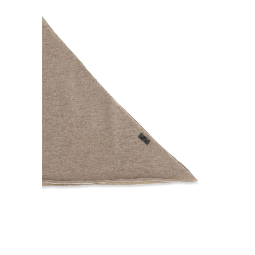 Beige Cashmere Foulard