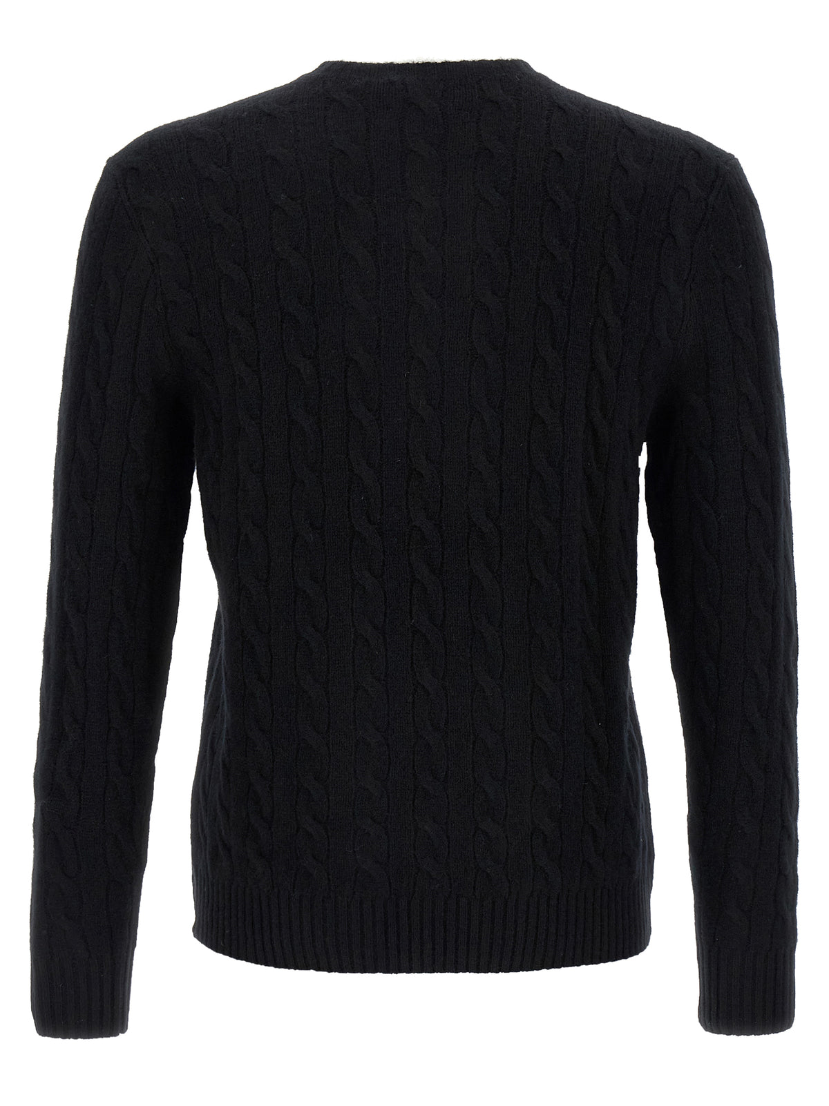 Black Wool Cardigan