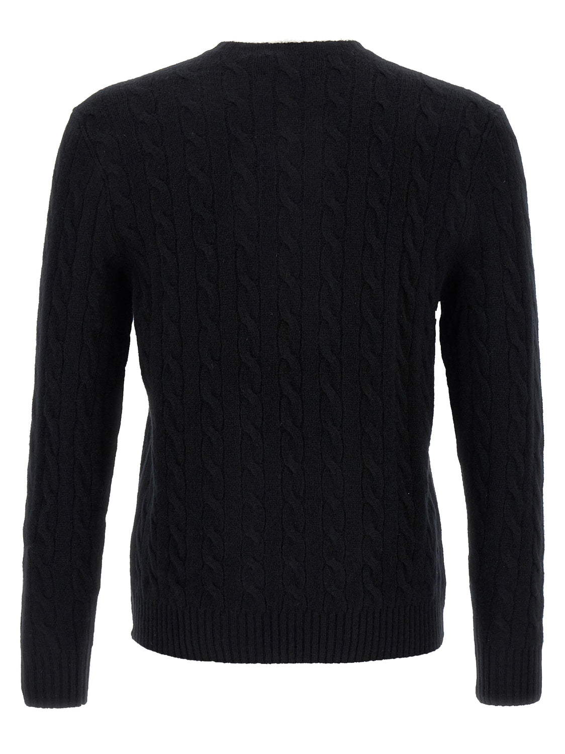 Black Wool Cardigan