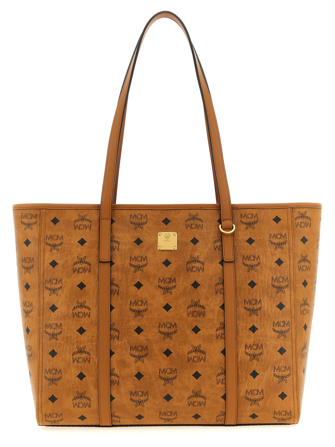 Brown Polyethylene Tote Bag