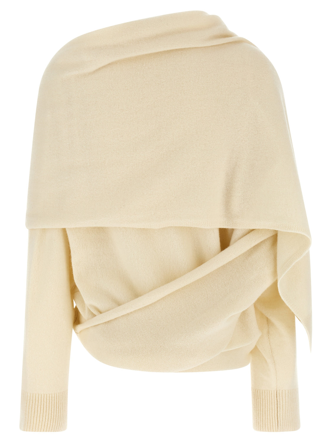White Wool Cardigan