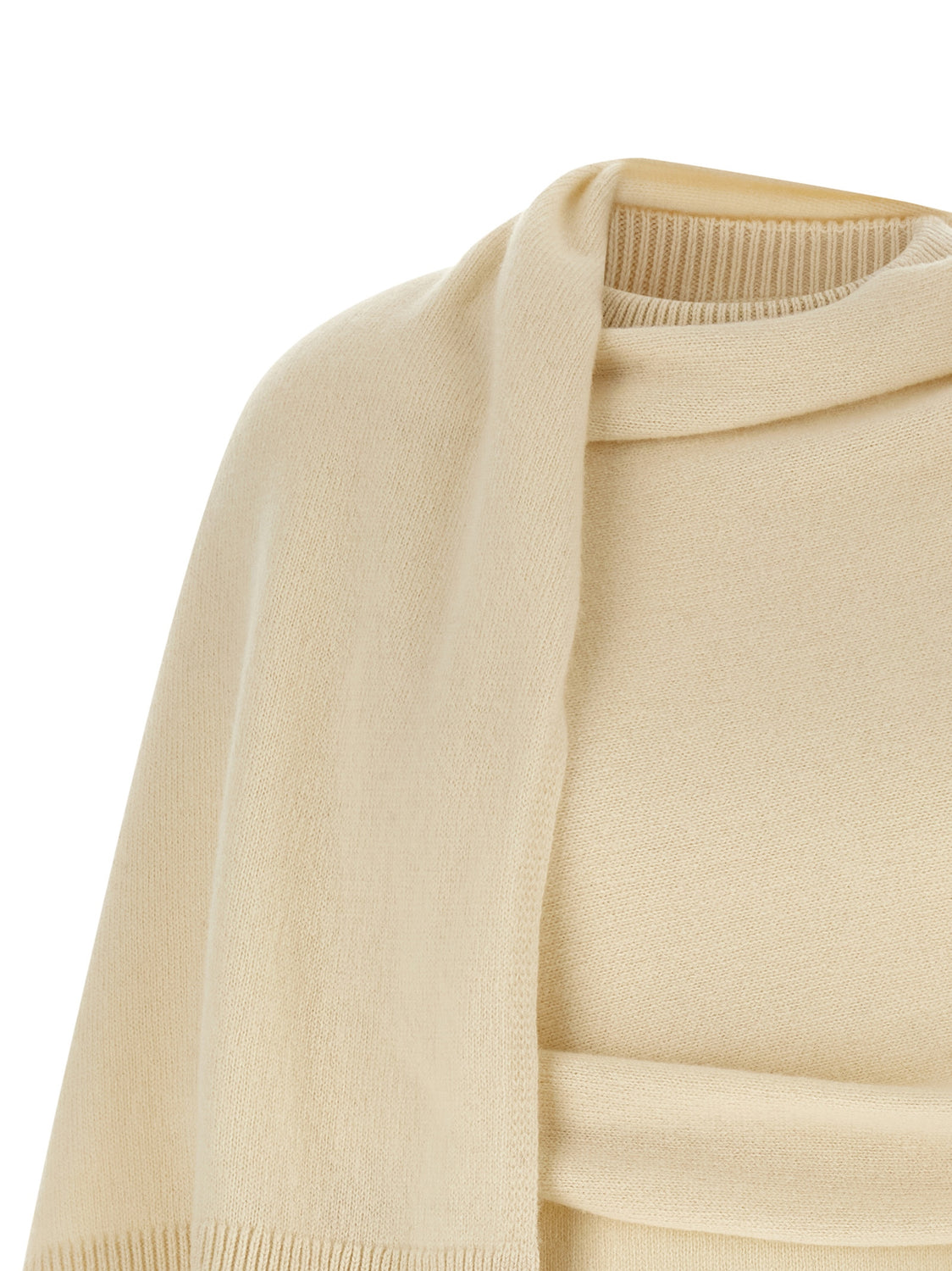 White Wool Cardigan