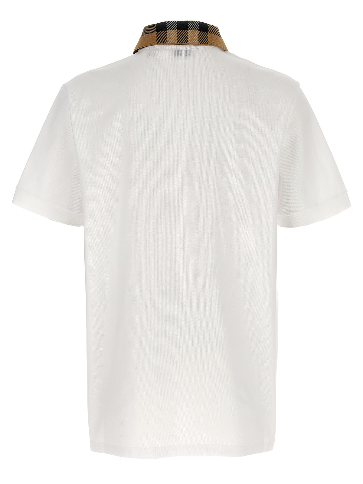 White Cotton Polo Shirt