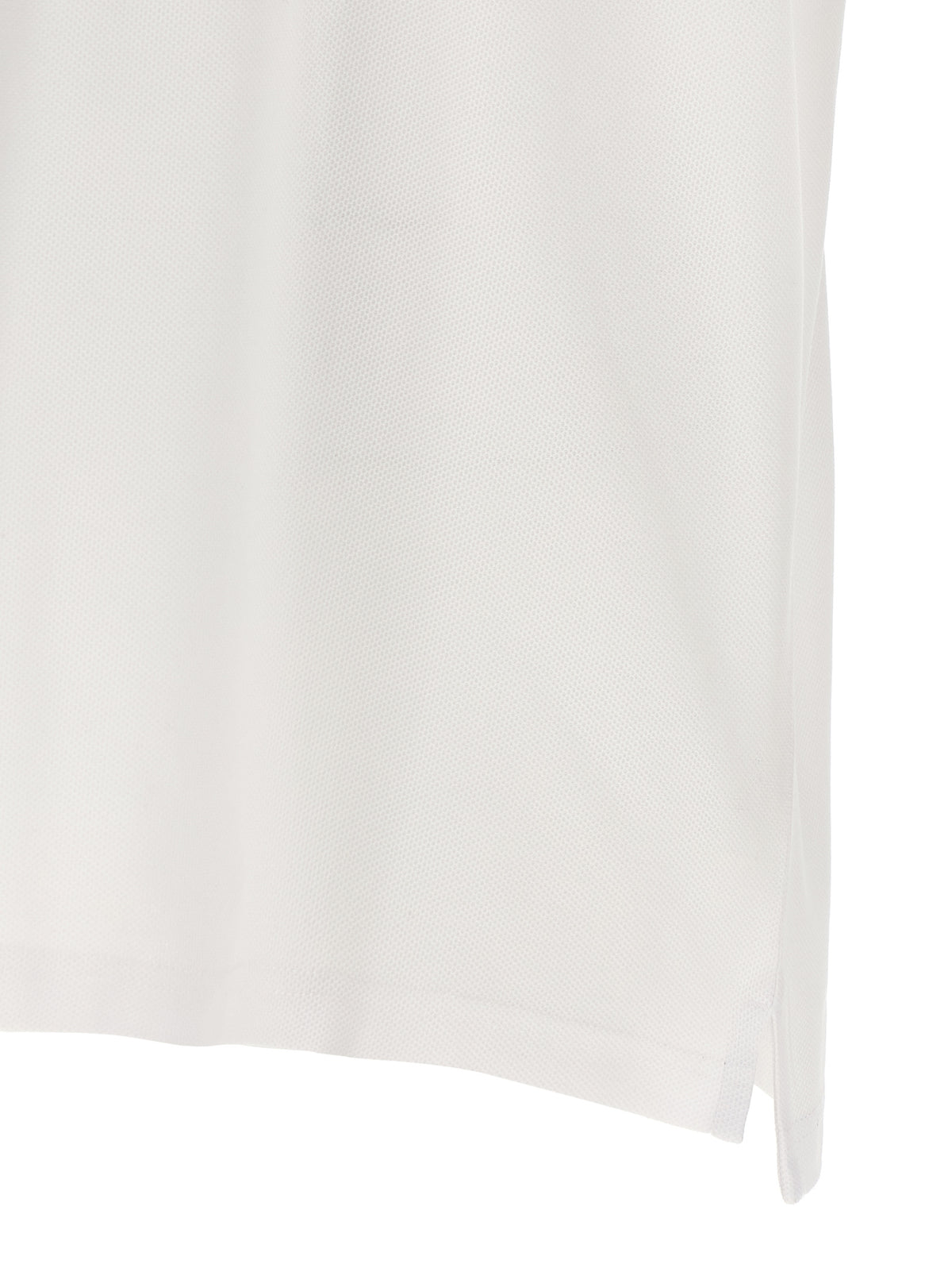 White Cotton Polo Shirt