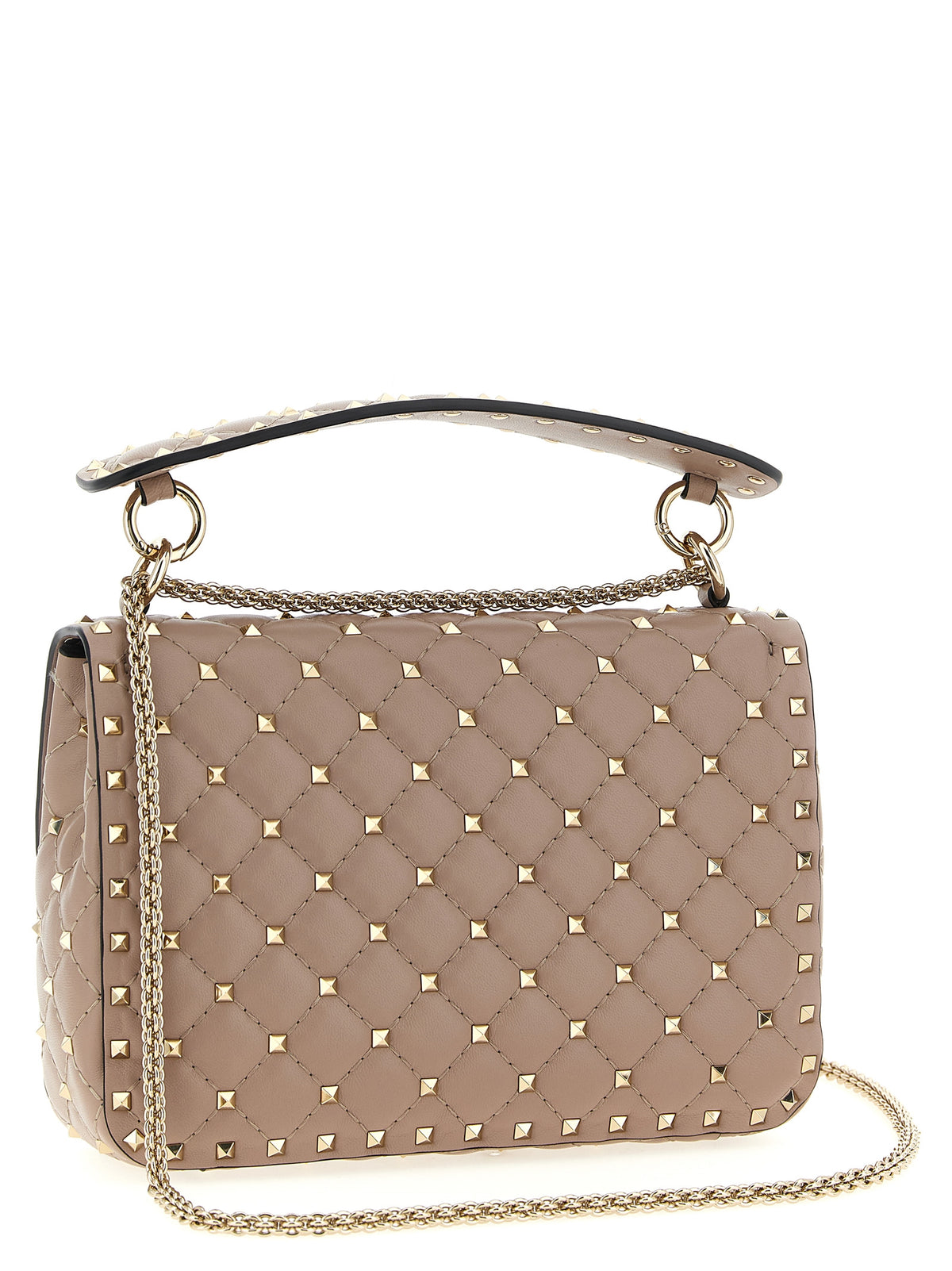 Multicolor Lamb Leather Shoulder Bag
