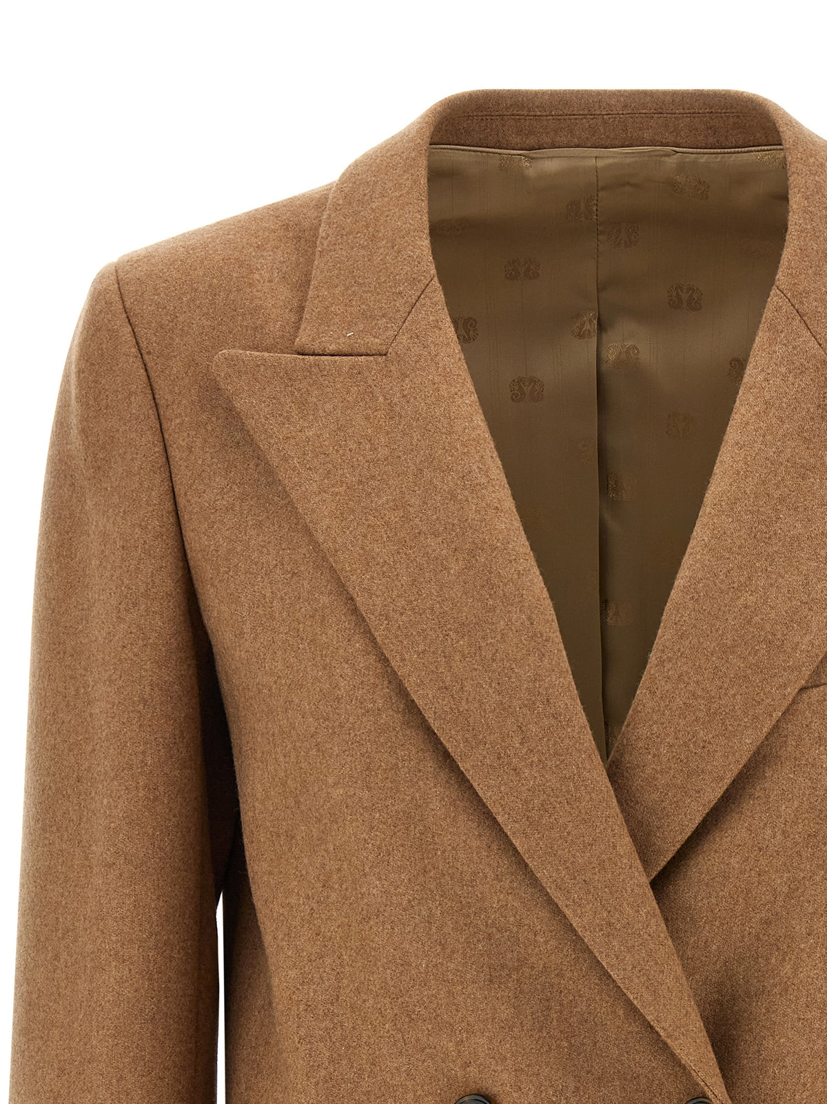 Beige Virgin Wool Blazer