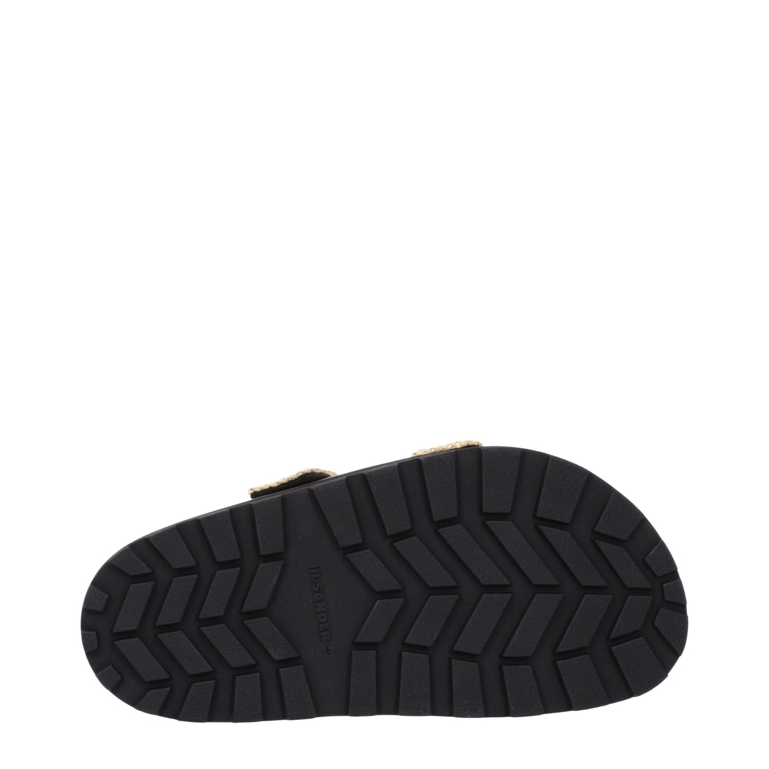 Beige Raffia Slippers