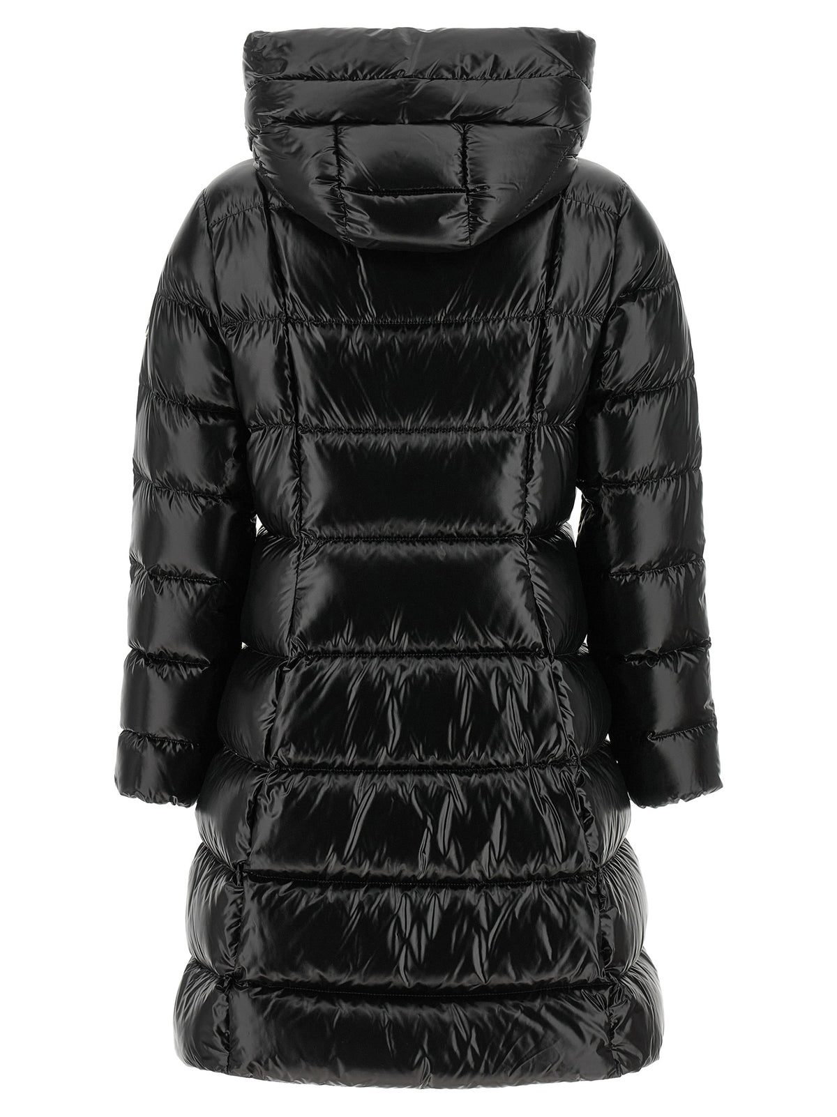 Black Polyamide Full-Length Jacket