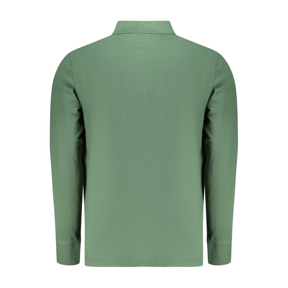 Green Cotton Men's Polo