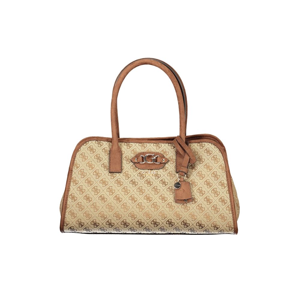 Beige Fabric Women's Bag