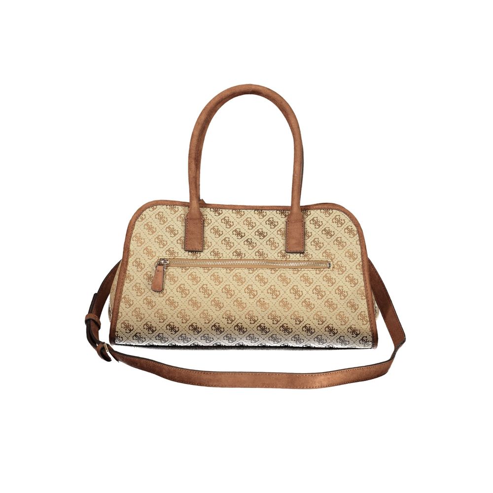 Beige Fabric Women's Bag