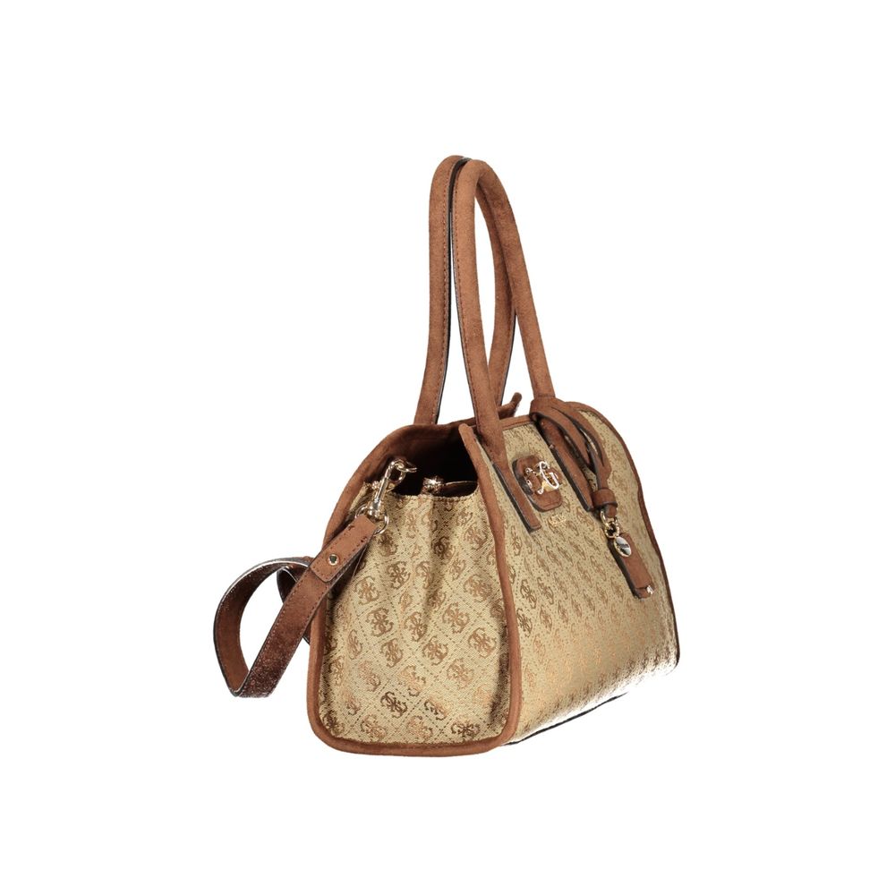 Beige Fabric Women's Bag