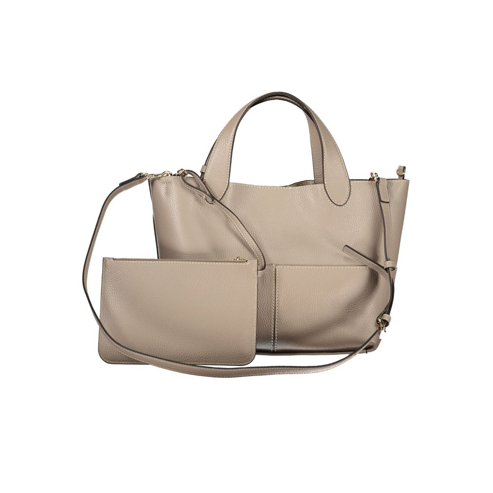 Gray Leather Women's Bag