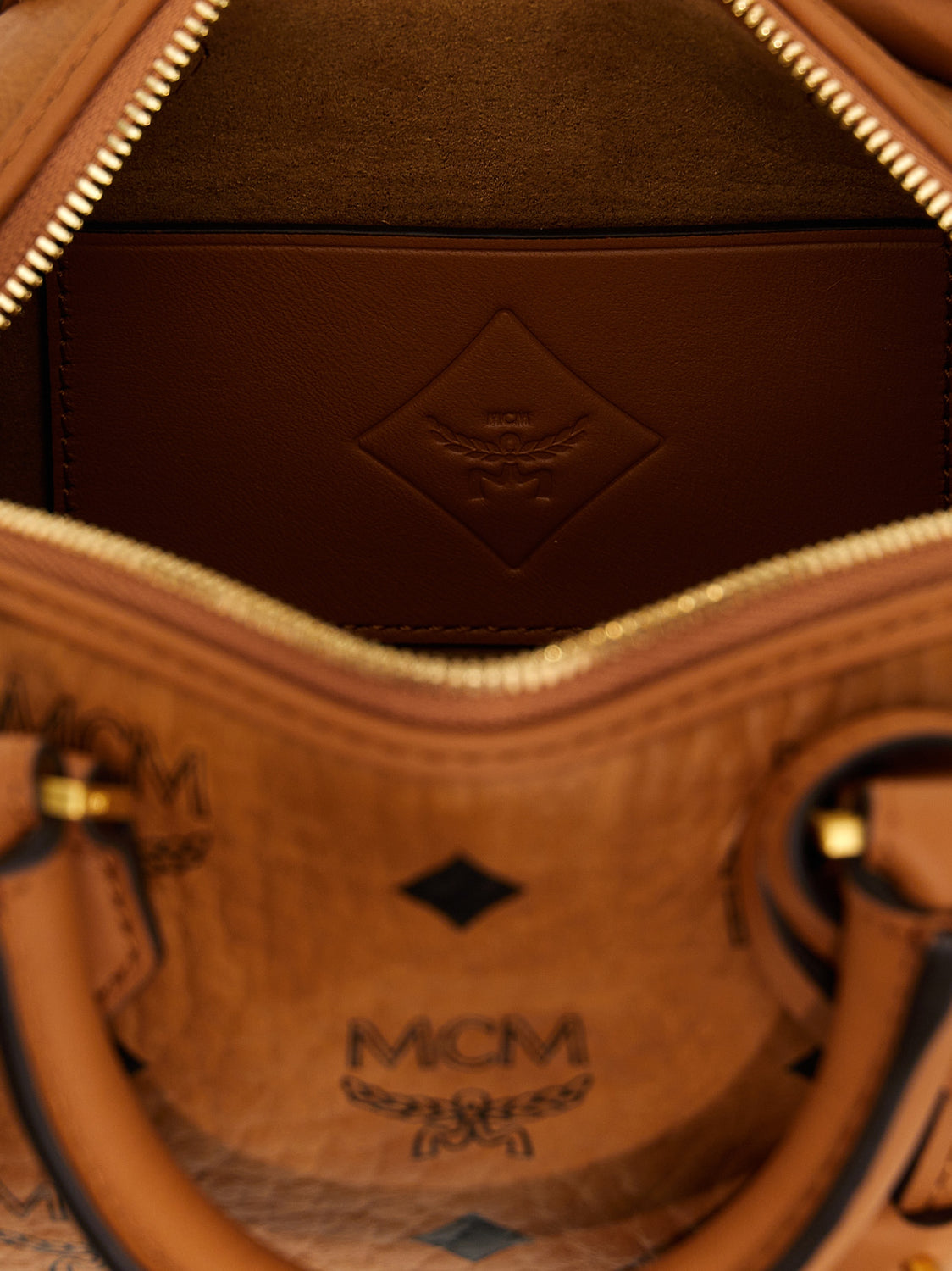 Brown Polyethylene Handbag