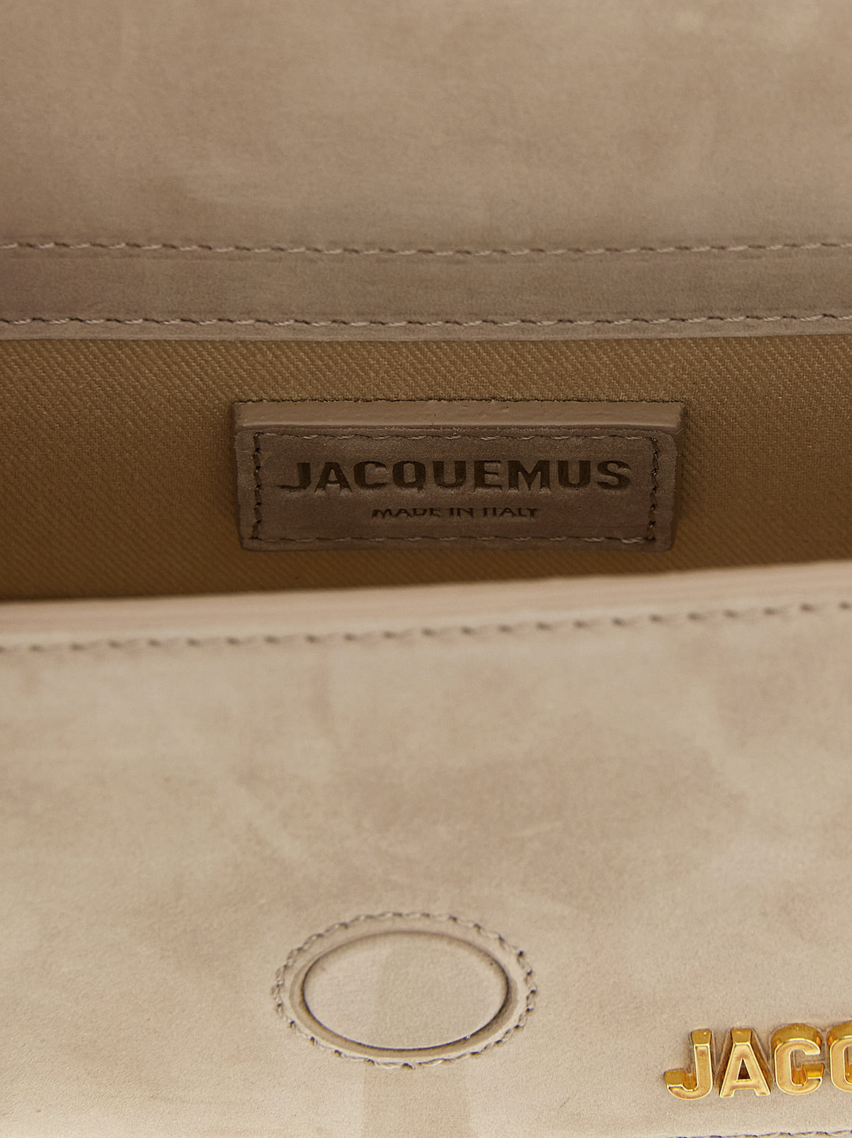Beige Calfskin Handbag