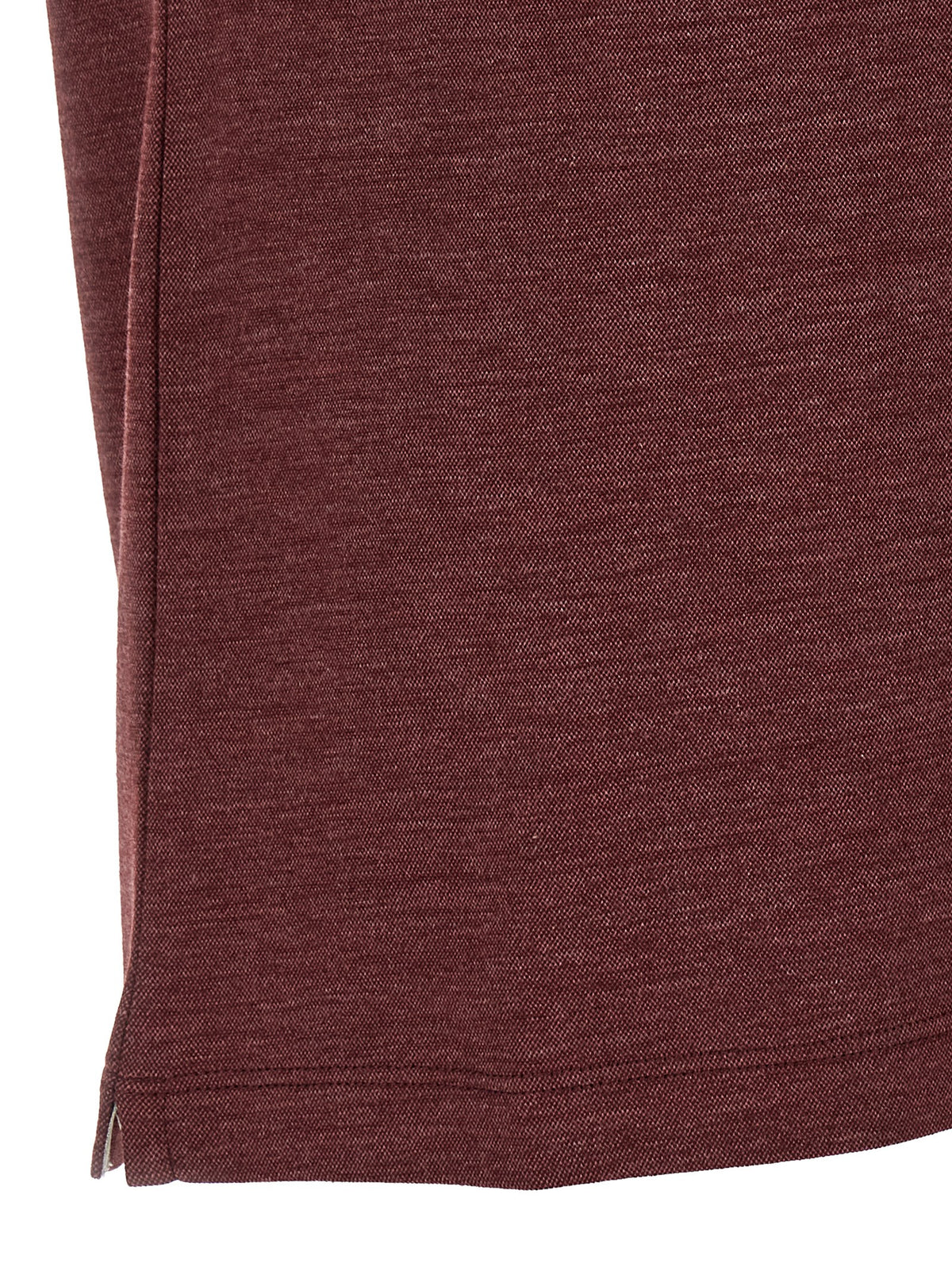 Bordeaux Virgin Wool Polo Shirt