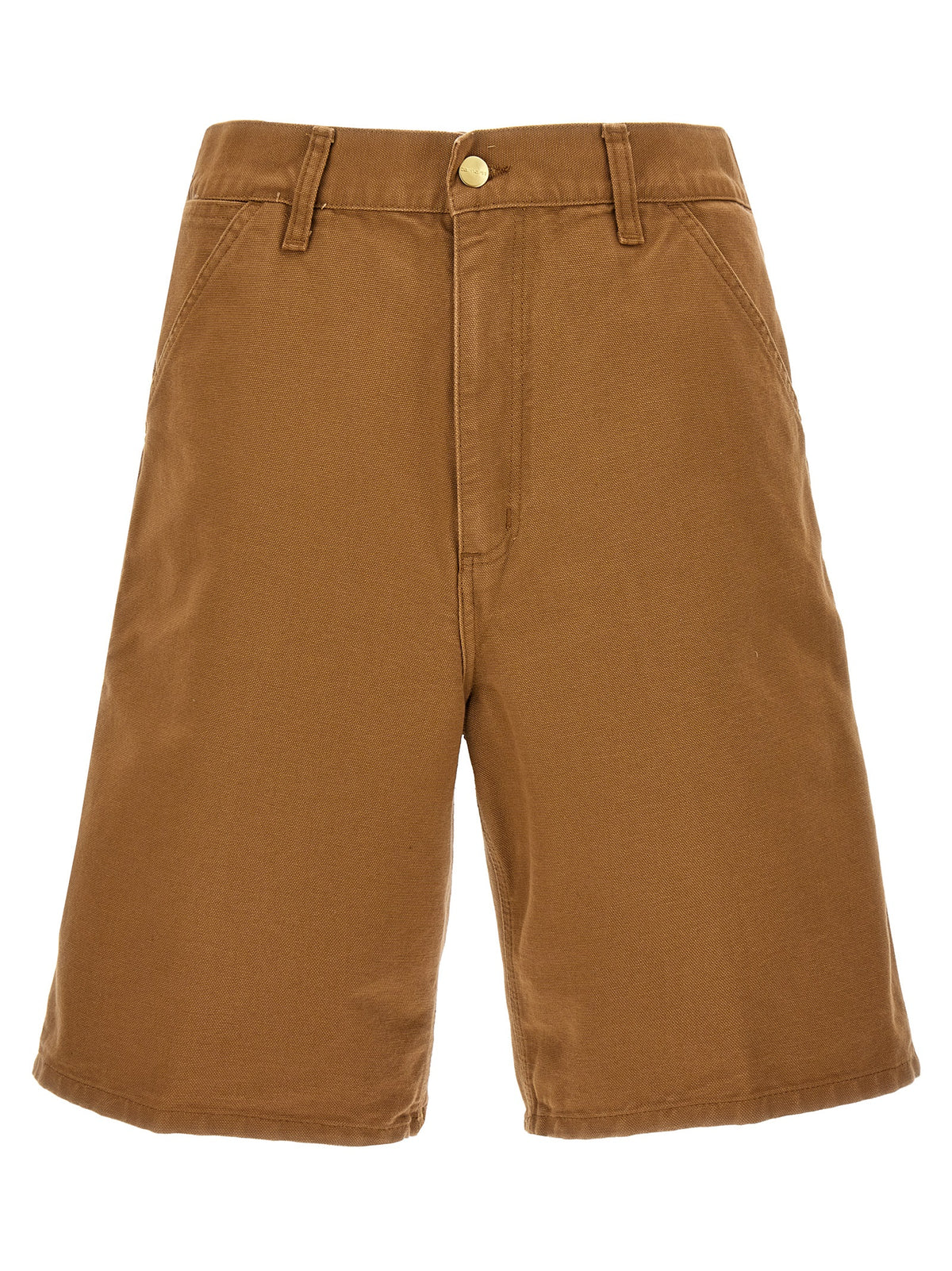 Brown Organic Cotton Bermuda Shorts