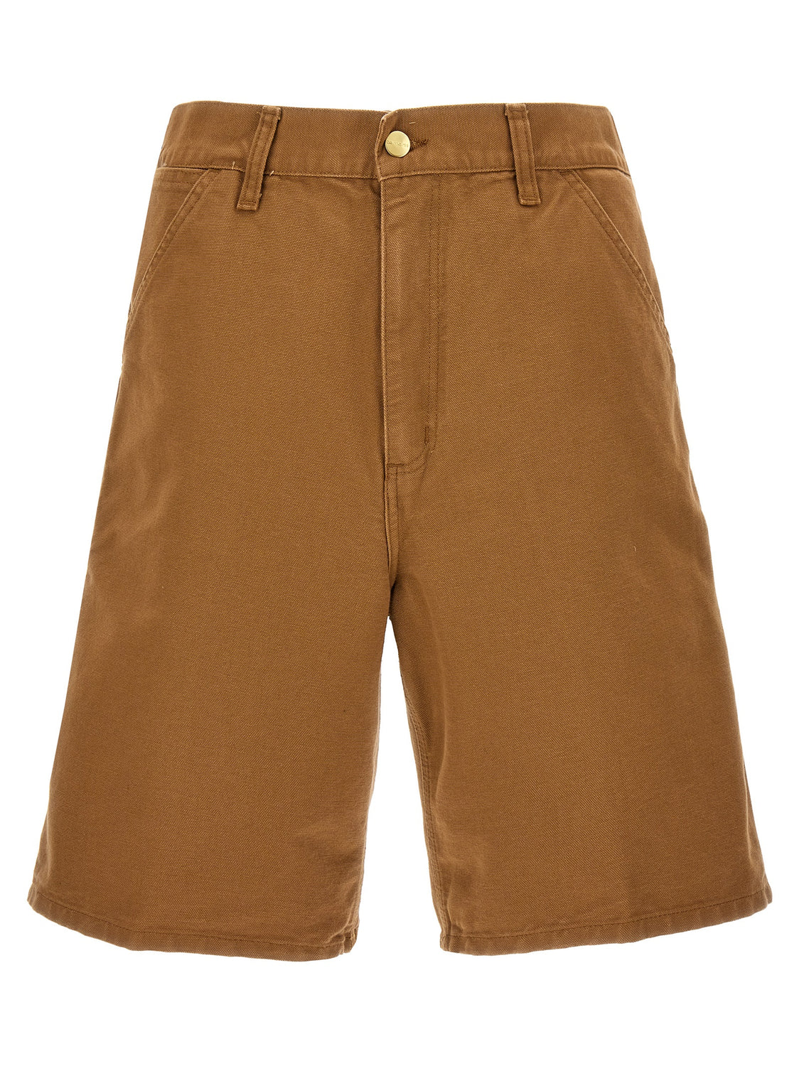 Brown Organic Cotton Bermuda Shorts