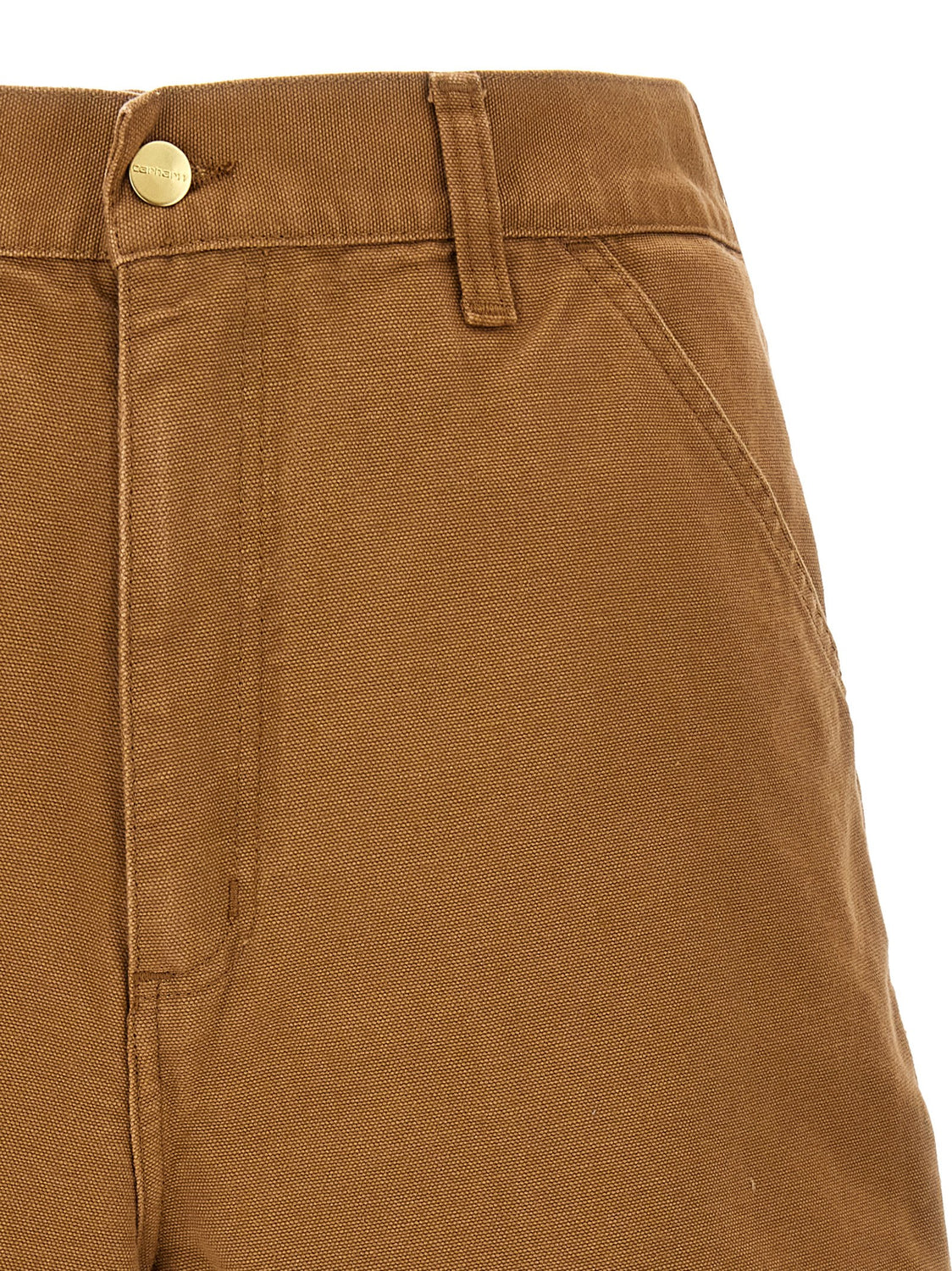 Brown Organic Cotton Bermuda Shorts